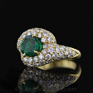 Van Cleef & Arpels Emerald and Diamond Ring