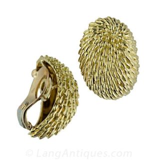 Van Cleef & Arpels Gold Earclips