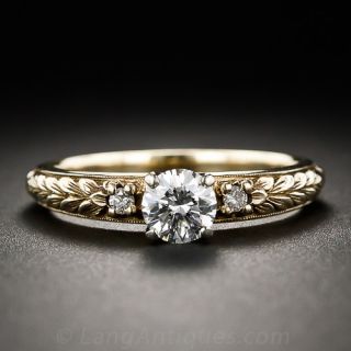Van Craeynest .46 Carat Diamond Engagement Ring 