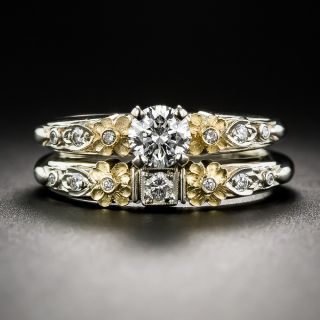 Van Craeynest Engagement and Wedding Band Set