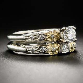 Van Craeynest Engagement and Wedding Band Set