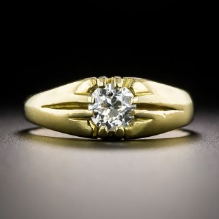 Victorian 0.60 Carat Diamond Solitaire Ring - 3