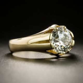 Victorian 1.91 Carat Diamond Solitaire Engagement Ring - GIA 
