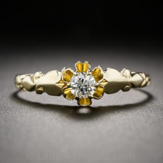 Victorian 14k and Diamond Ring