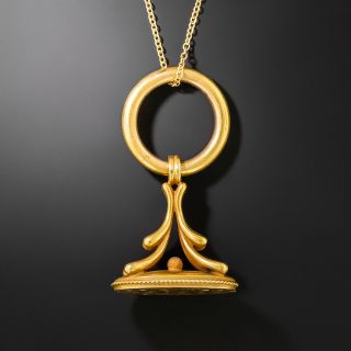  Victorian Watch Fob Pendant - 2