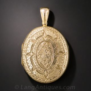 Victorian 15 Karat English Locket