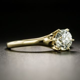 Victorian 18K .99-Carat Diamond Solitaire Ring - GIA L VVS2