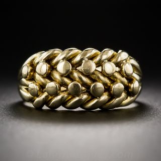 Victorian 18K Keeper Ring