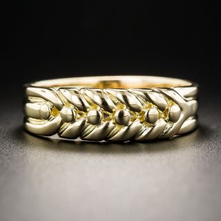 Victorian 18K Woven Band Ring
