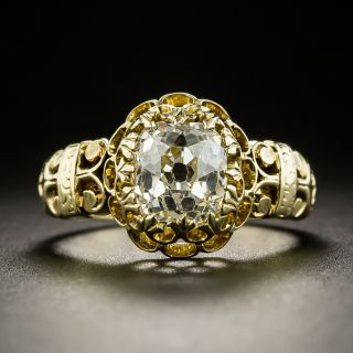 Victorian 2.00 Carat Diamond Engagement Ring - GIA - 2