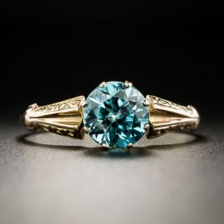 Victorian 2.00 Carat Zircon Solitaire Ring - 2