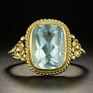 Victorian 3.30 Carat Aquamarine Ring - 2