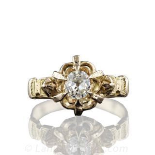 Victorian Diamond Engagement Ring 