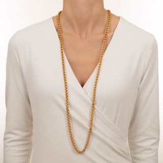 Victorian 40 Inch Triple Link Chain