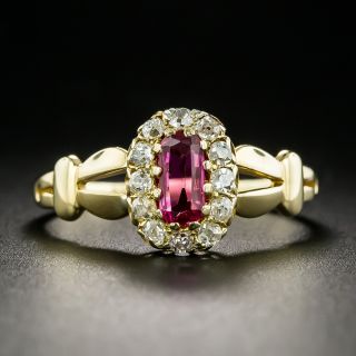 Victorian .45 Carat Ruby and Diamond Ring - 2