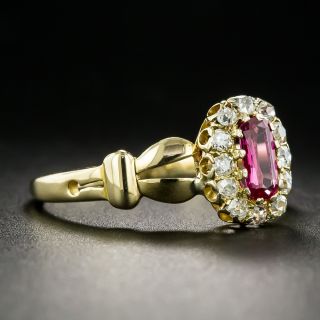 Victorian .45 Carat Ruby and Diamond Ring