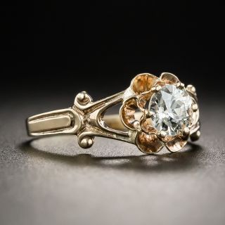 Victorian .47 Carat Diamond Solitaire Engagement Ring