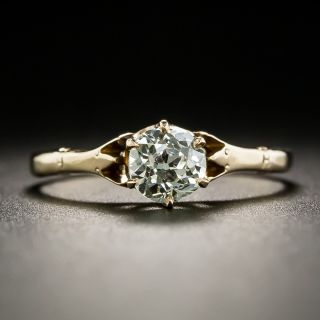 Victorian .50 Carat Solitaire Diamond Ring by M. B. Bryant and Co. - 2