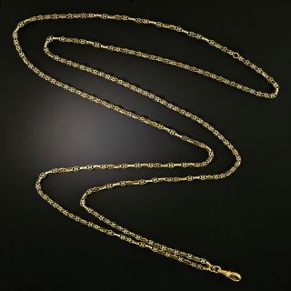 Victorian 50-Inch Novelty Link Chain  - 3