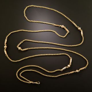 Victorian 56 1/2-Inch Long Chain, English - 4