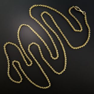 Victorian 62-Inch Chain Necklace