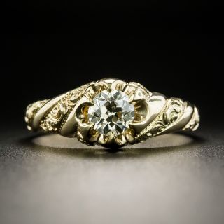 Victorian .65 Carat Diamond Solitaire by Larter - 2
