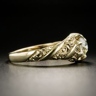 Victorian .65 Carat Diamond Solitaire by Larter