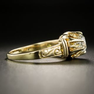 Victorian .75 Carat Diamond Solitaire Engagement Ring