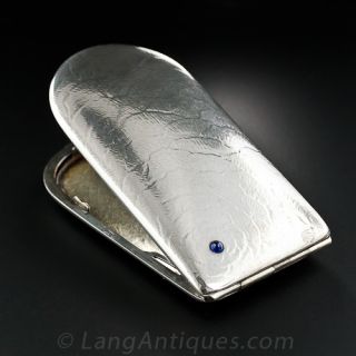 Victorian 800 Silver Cigarette Case