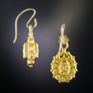 Victorian 9K Drop Earrings