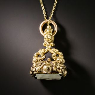 Victorian Agate Seal Pendant - 2
