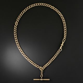 Victorian Albert Watch Chain Necklace - 2