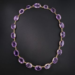 Victorian Amethyst Riviere Necklace - 2
