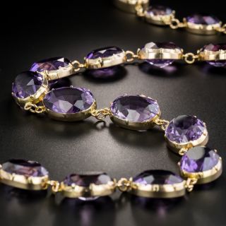 Victorian Amethyst Riviere Necklace