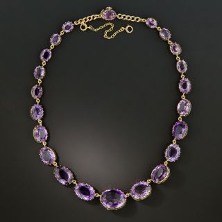 Victorian Amethyst Riviere Necklace