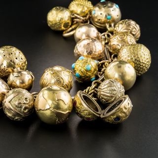 Victorian Ball Charm Bracelet