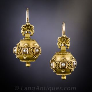 Victorian Ball Earrings