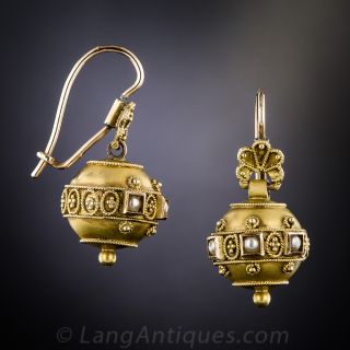 Victorian Ball Earrings
