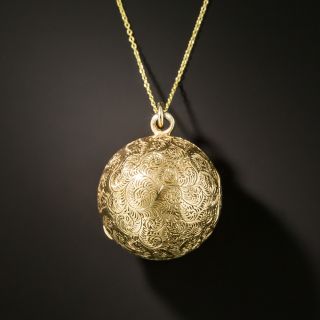 Victorian Ball Pendant Locket