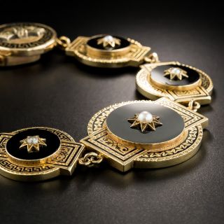 Victorian Black Enamel