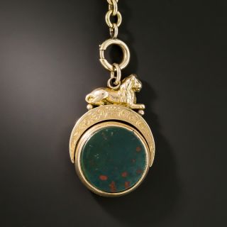 Victorian Bloodstone and Carnelian Fob - 2