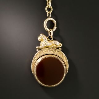 Victorian Bloodstone and Carnelian Fob