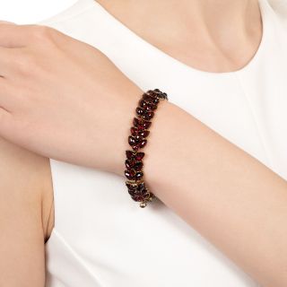 Victorian Bohemian Garnet Bracelet