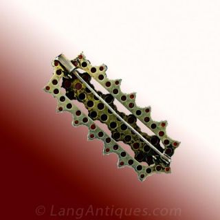 Victorian Bohemian Garnet Brooch