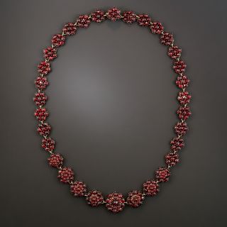 Victorian Bohemian Garnet Neckalce