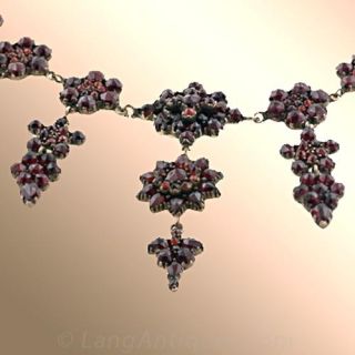 Victorian Bohemian Garnet Necklace