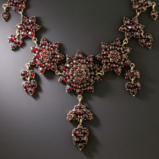 Victorian Bohemian Garnet Necklace - 2