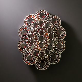 Victorian Bohemian Garnet Pendant/Brooch