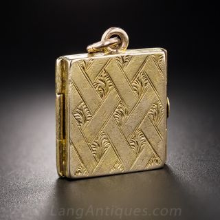 Victorian Book Locket c. 1875