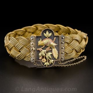 Victorian Braided Mesh Bracelet